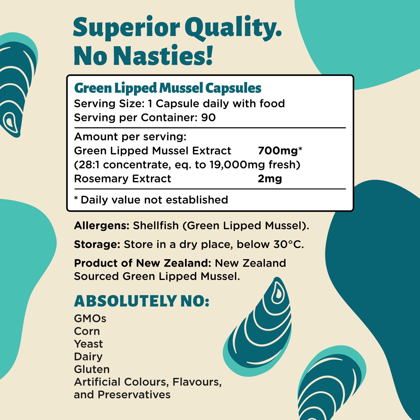 Green Lipped Mussel Capsules