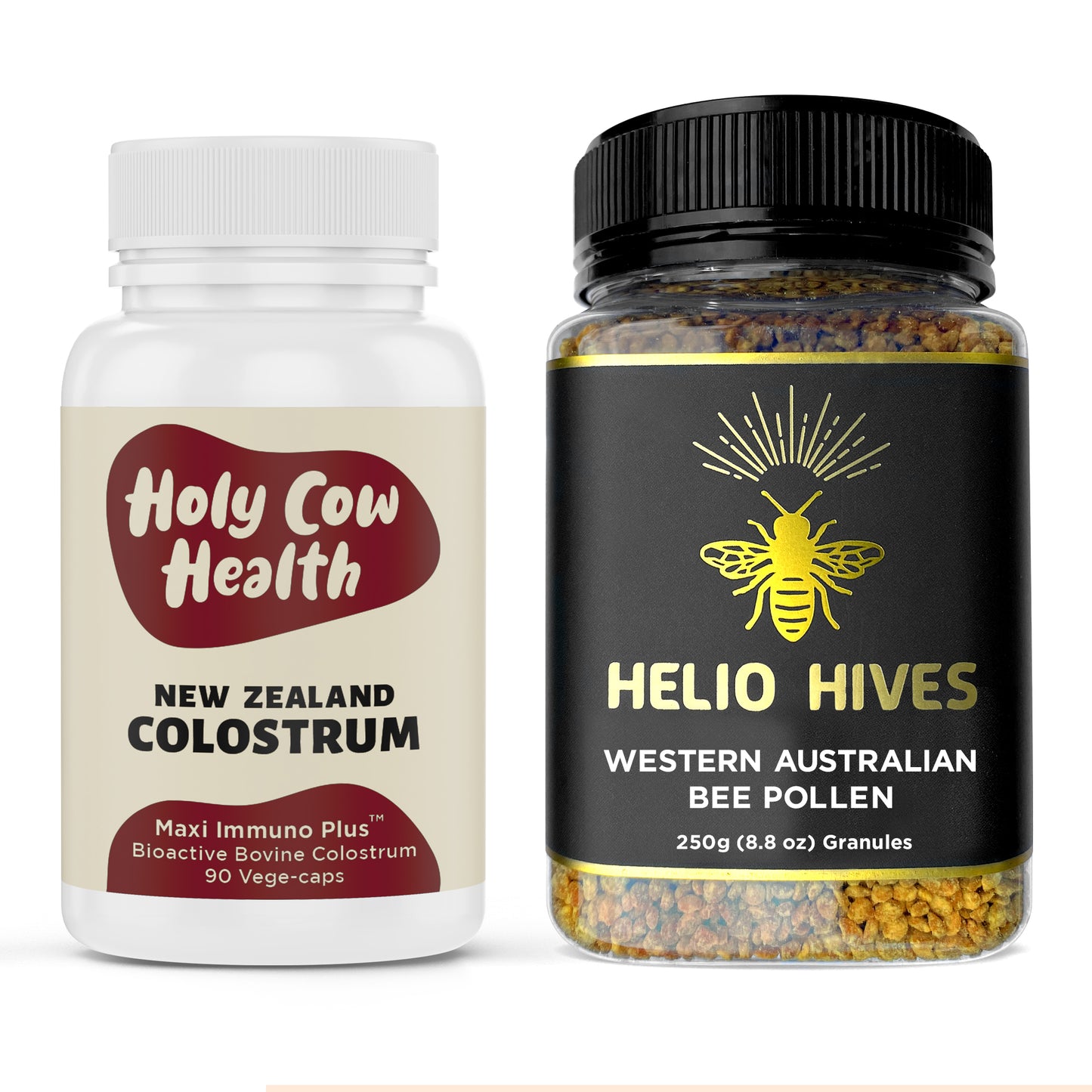Colostrum Capsules & Bee Pollen Bundle