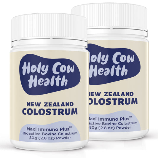 2-Pack Holy Cow Health Colostrum Powder (80g in each bottle)