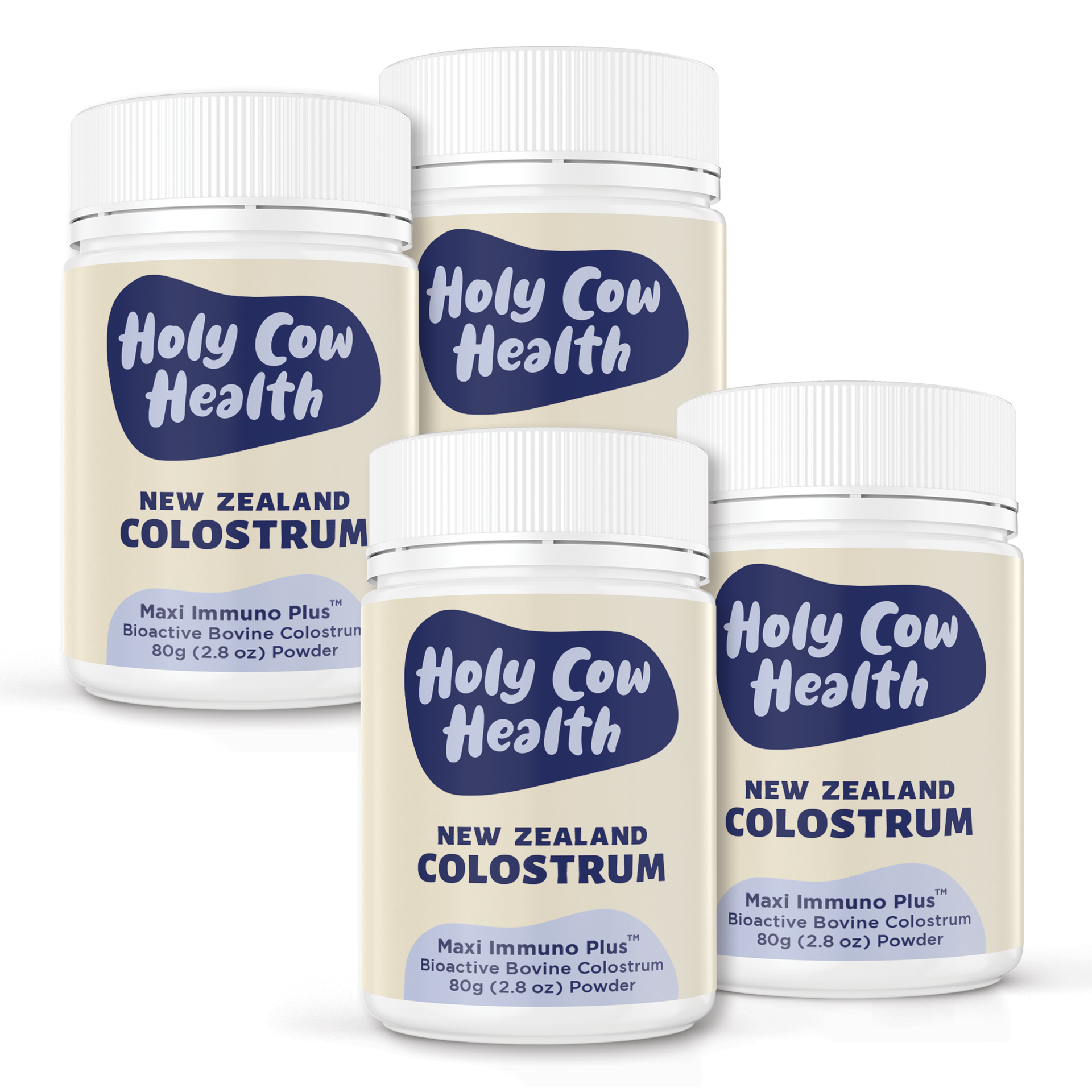 Colostrum Powder Value 4-Pack – Holy Cow Health