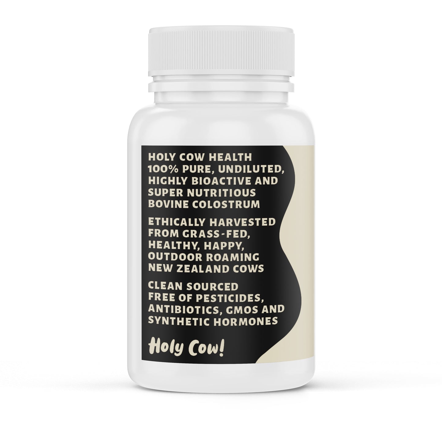 2-Pack Holy Cow Health Colostrum Capsules (90 Capsules in each bottle)