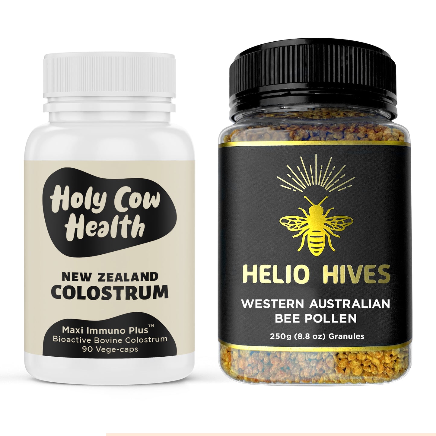 Colostrum Capsules & Pollen Ultra Health Pack